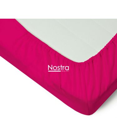 Satīna palagi ar gumiju 00-0152-FUCHSIA 90x200 cm