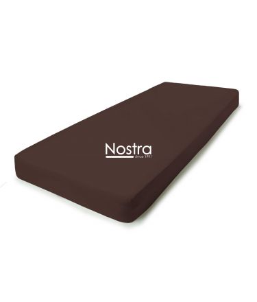 Fitted jersey sheets JERSEY JERSEY-CHOCOLATE 200x200 cm