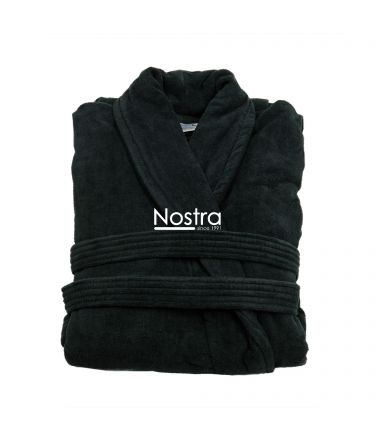 Халат VELOUR-430 430 BATHROBE-BLACK M