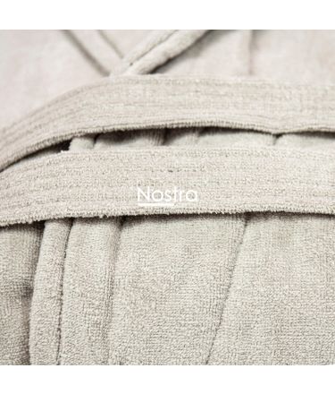 Bathrobe VELOUR-430 430 BATHROBE-TAUPE XXL