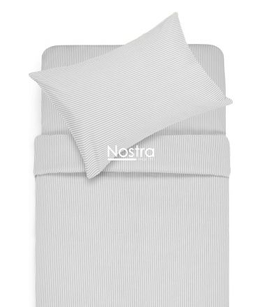 Bērnu katūna gultas veļa CLASSIC STRIPES 30-0212-LIGHT GREY