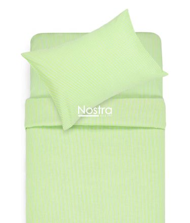 Bērnu katūna gultas veļa CLASSIC STRIPES 30-0212-LIGHT GREEN 140x200, 50x70 cm