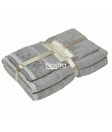 Бамбуковые набор полотенец BAMBOO-600 T0105-FROST GREY