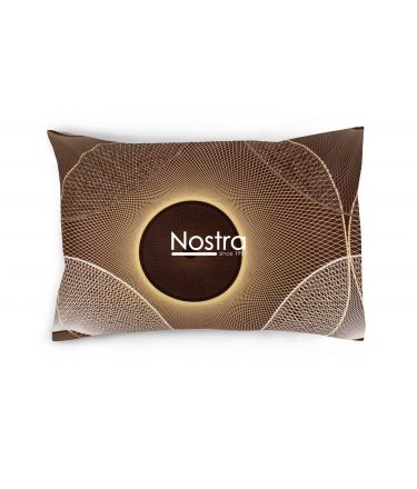 Sateen bedding set ADELITA 30-0285-BROWN