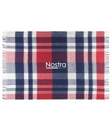 Plaid GANA 80-4120-BLUE RED 140x200 cm