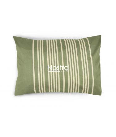 PREMIUM maco sateen bedding set CADENCE 30-0683-MOSS GREEN 140x200, 50x70 cm