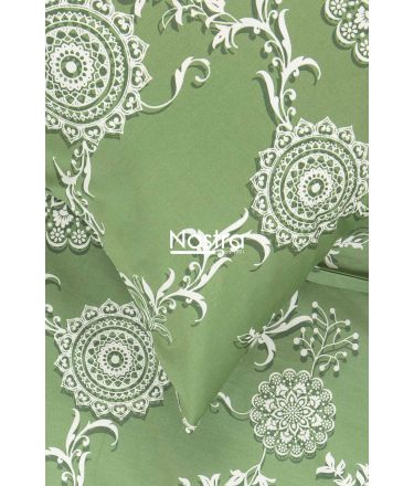 PREMIUM maco sateen bedding set COLETTE 20-0034-DARK SAGE 140x200, 70x70 cm