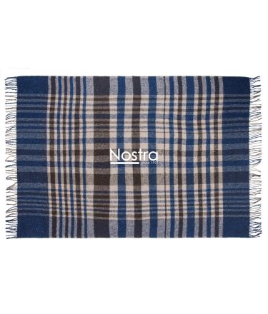 Pleds GANA 80-4122-BLUE BROWN 140x200 cm