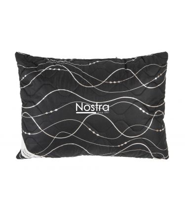 Pillow VASARA with zipper 70-0016-BLACK SILVER DF 50x70 cm