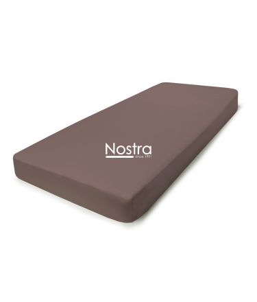 Fitted sateen sheets 00-0211-CACAO 200x220 cm