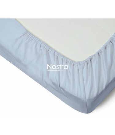 Fitted sateen sheets 00-0186-FOREVER BLUE