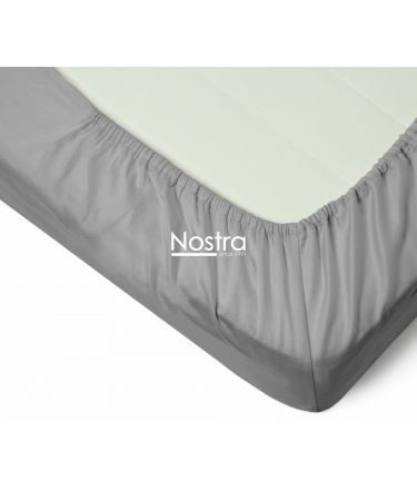 Fitted sateen sheets 00-0251-L.GREY