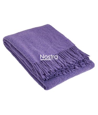 Woolen plaid BOUCLE-350 80-3321-PURPLE 140x200 cm