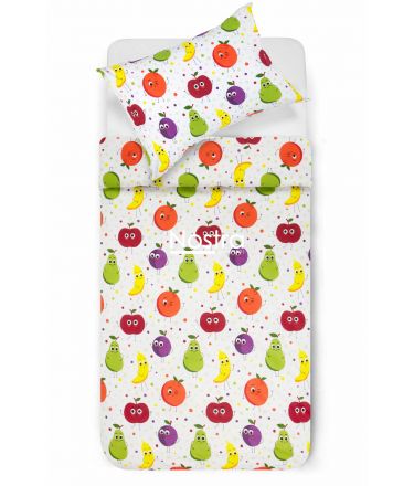 Children bedding set FRUITS 10-0107-MULTI 140x200, 50x70 cm