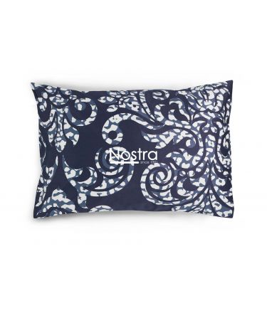 Sateen pillow cases with zipper 40-1248-DARK BLUE