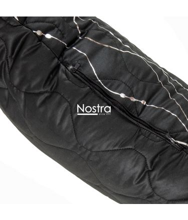 Pillow VASARA with zipper 70-0016-BLACK SILVER DF 50x70 cm