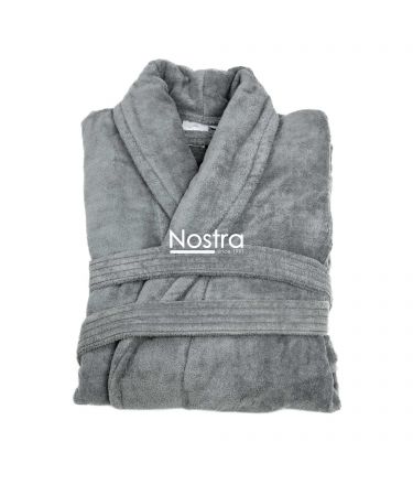 Халат VELOUR-430 430 BATHROBE-GREY M