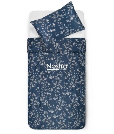 PREMIUM maco sateen bedding set COLE 40-1423-BLUE 140x200, 50x70 cm