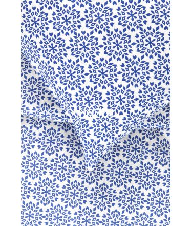 Flaneļa gultas veļa BARRET 40-1438-BLUE 140x200, 70x70 cm