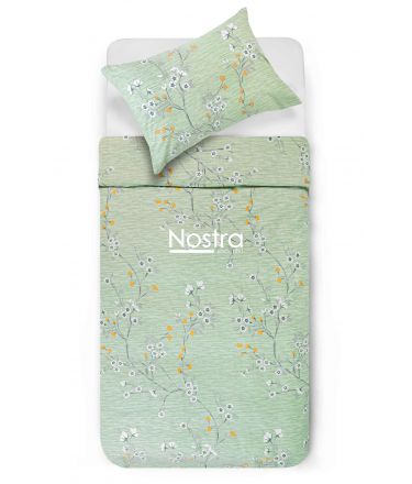 Flannel bedding set BRIANNA 20-1751-SAGE 140x200, 70x70 cm