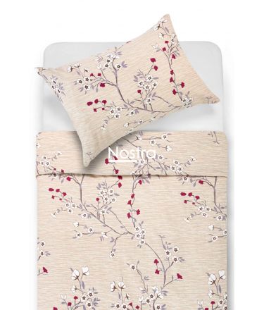 Flannel bedding set BRIANNA 20-1751-BEIGE 140x200, 70x70 cm