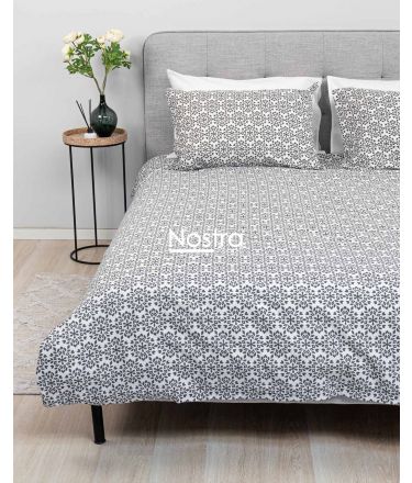 Flannel bedding set BARRET 40-1438-GREY 140x200, 70x70 cm