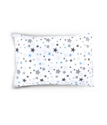 Bērnu katūna gultas veļa STARRY SKY 10-0475-WHITE BLUE 100x145, 40x60, 107x150 cm