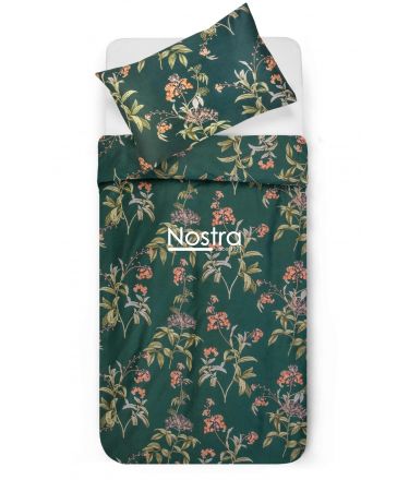 PREMIUM maco sateen bedding set CARTER 20-1731-DARK GREEN 140x200, 50x70 cm