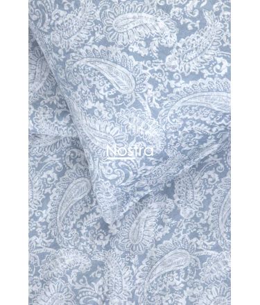 PREMIUM maco sateen bedding set CLAIRE 40-1422-FOREVER BLUE 140x200, 70x70 cm