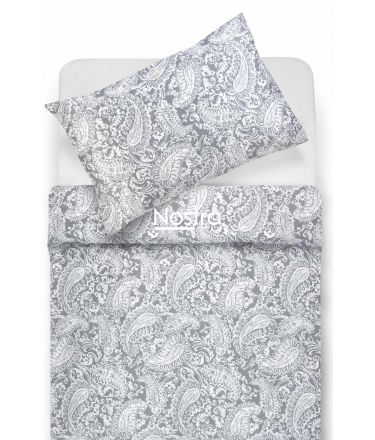 PREMIUM maco sateen bedding set CLAIRE 40-1422-GREY 140x200, 70x70 cm