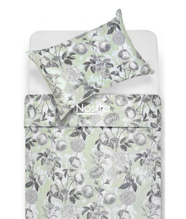 PREMIUM maco sateen bedding set CAMERON 20-1733-SAGE 140x200, 50x70 cm