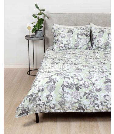 PREMIUM maco sateen bedding set CAMERON 20-1733-SAGE 140x200, 50x70 cm