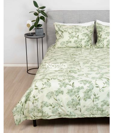 PREMIUM maco sateen bedding set CAROLINA 20-1730-GREEN 140x200, 50x70 cm