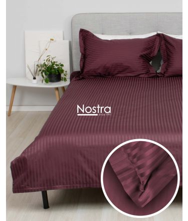 EXCLUSIVE bedding set TAYLOR 00-0453-1 BURGUNDY MON 140x200, 50x70 cm