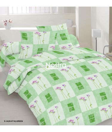 Gultas veļas komplekts ZIEDI 20-0714-GREEN 140x200, 50x70 cm