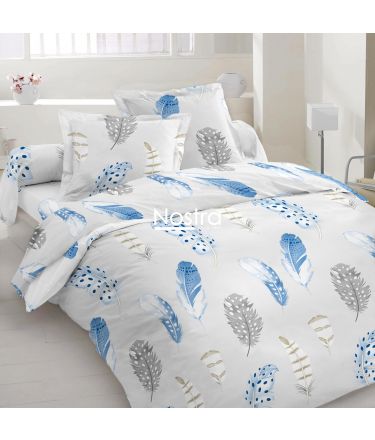 Polycotton bedding set ABSTRACT 40-1453-BLUE