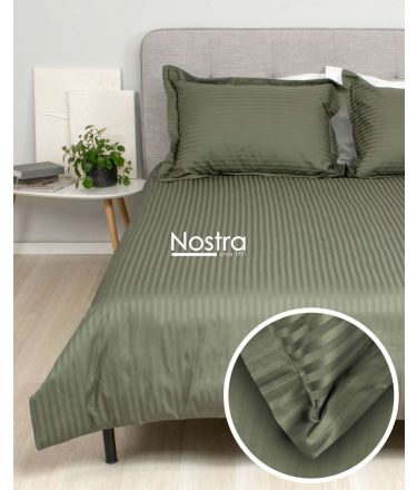 EXCLUSIVE bedding set TAYLOR 00-0413-1 MOSS GREEN MON 220x240, 50x70 cm