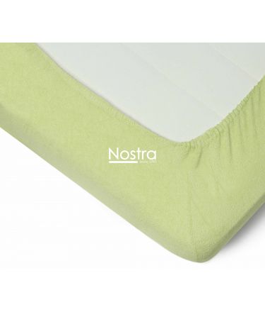 Fitted terry sheets TERRYBTL-SHADOW LIME