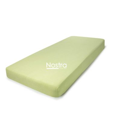 Fitted terry sheets TERRYBTL-SHADOW LIME