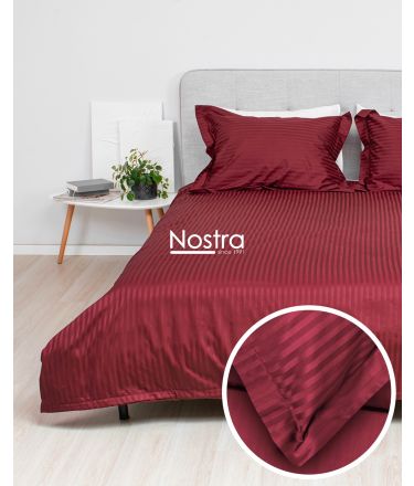 EXCLUSIVE bedding set TAYLOR 00-0412-1 WINE RED MON 140x200, 50x70 cm