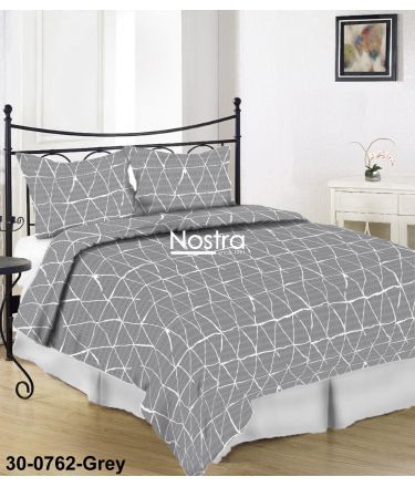 Seersucker bedding set ECHO 30-0762-GREY 140x200, 70x70 cm