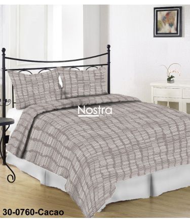 Seersucker bedding set ELLEN 30-0760-CACAO