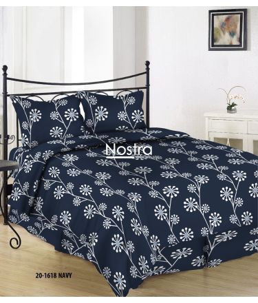 Sateen bedding set ADANA 20-1618-NAVY