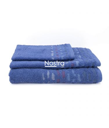 3 piece towel set T0183 T0183-PALACE BLUE 124 30x50, 50x70, 70x140 cm