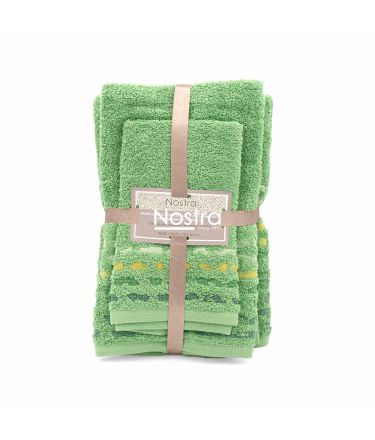 3 piece towel set T0183 T0183-JADE GREEN 137 30x50, 50x70, 70x140 cm