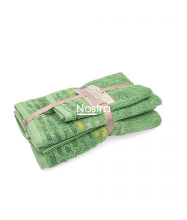 3 daļu dvieļu komplekts T0183 T0183-JADE GREEN 137