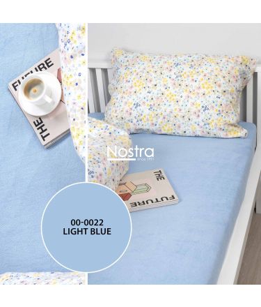 Fitted terry sheets TERRYBTL-LIGHT BLUE 200x220 cm