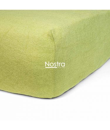 Fitted terry sheets TERRYBTL-LEAF GREEN 120x200 cm