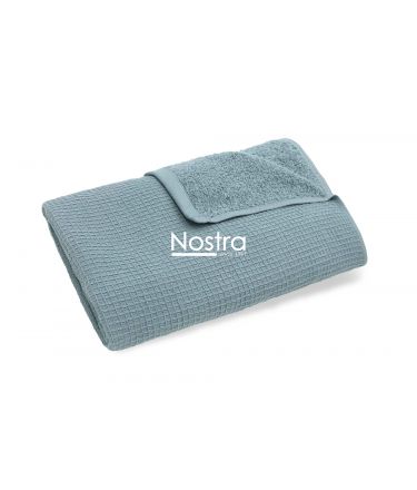 Towels 500 WAFFLE TERRY 500-T0189-BLUE FOG