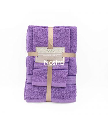 3 piece towel set T0184 T0184-VIOLET 168